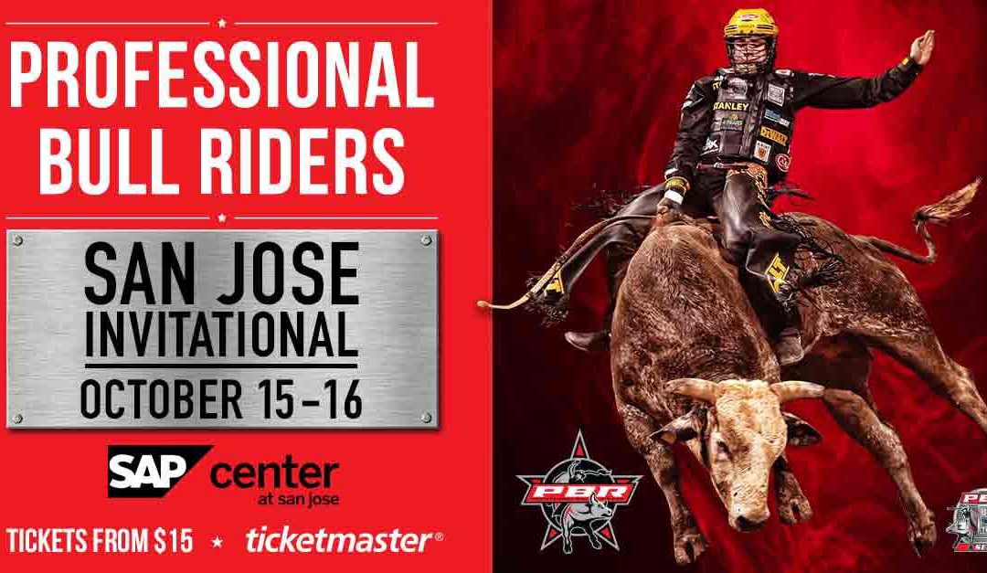 Three Gates attends the Professional Bull Riders event in San Jose, CA