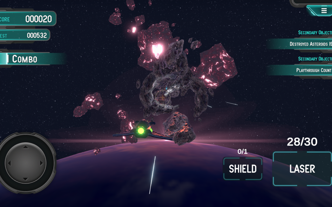 Asteriods Star Pilot game play